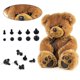 thumbnail image 4 of 100pcs Eyeball Doll Accessories Black Plastic Plush Safety Eyes Amigurumi For Toys 6mm 8mm 12mm DIY Funny Toy Eyes Animal, 4 of 5