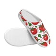 thumbnail image 3 of Kdxio Hand Drawn Tomatoes Women's Men's Slippers Plush Slip-On House Slipper for Winter Indoor Soft Cushion Non-slip Fluffy Slides Slippers-39/40, 3 of 7