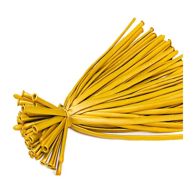 100 globos largos de látex transparentes de 260 cm para modelar animales, ideal para cumpleaños, bodas y fiestas.