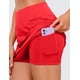 thumbnail image 3 of Falda CRZ YOGA de tenis en línea A de tiro alto roja M, 3 of 6
