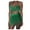 Green, variant on OSOLU Solid Color Women Sequin Belly Tassel Wrap Mini Skirt Club  Vest Set Cozy Skirts