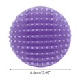 thumbnail image 4 of Unique Bargains 1 Pc Hollow Hair Shampoo Brush for Head Massage 2.6"x3.46" Purple, 4 of 6