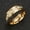 Gold, variant on Luminous Jesus Cross Christian Letter Men Ring Glow In The Dark Titanium Steel-Blue-8