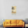 thumbnail image 3 of WISHTIME Mighty Oak Hanging Hanging Poster- Printed on Linen with Wood Frames Tassel，Exotic Decor Made in USA, 3 of 4
