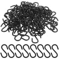 thumbnail image 3 of 200pcs Small S Hooks Metal Hanger Clothes Hangers S-shaped Wardrobe Organizers Kitchen Hooks, 3 of 8