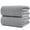 Light Gray, variant on 430 GSM Poly Blend Microfiber Waffle Bath Sheet XL Set, 35x70 in | 2 Pack, Oversize, Lint Free, Quick Dry