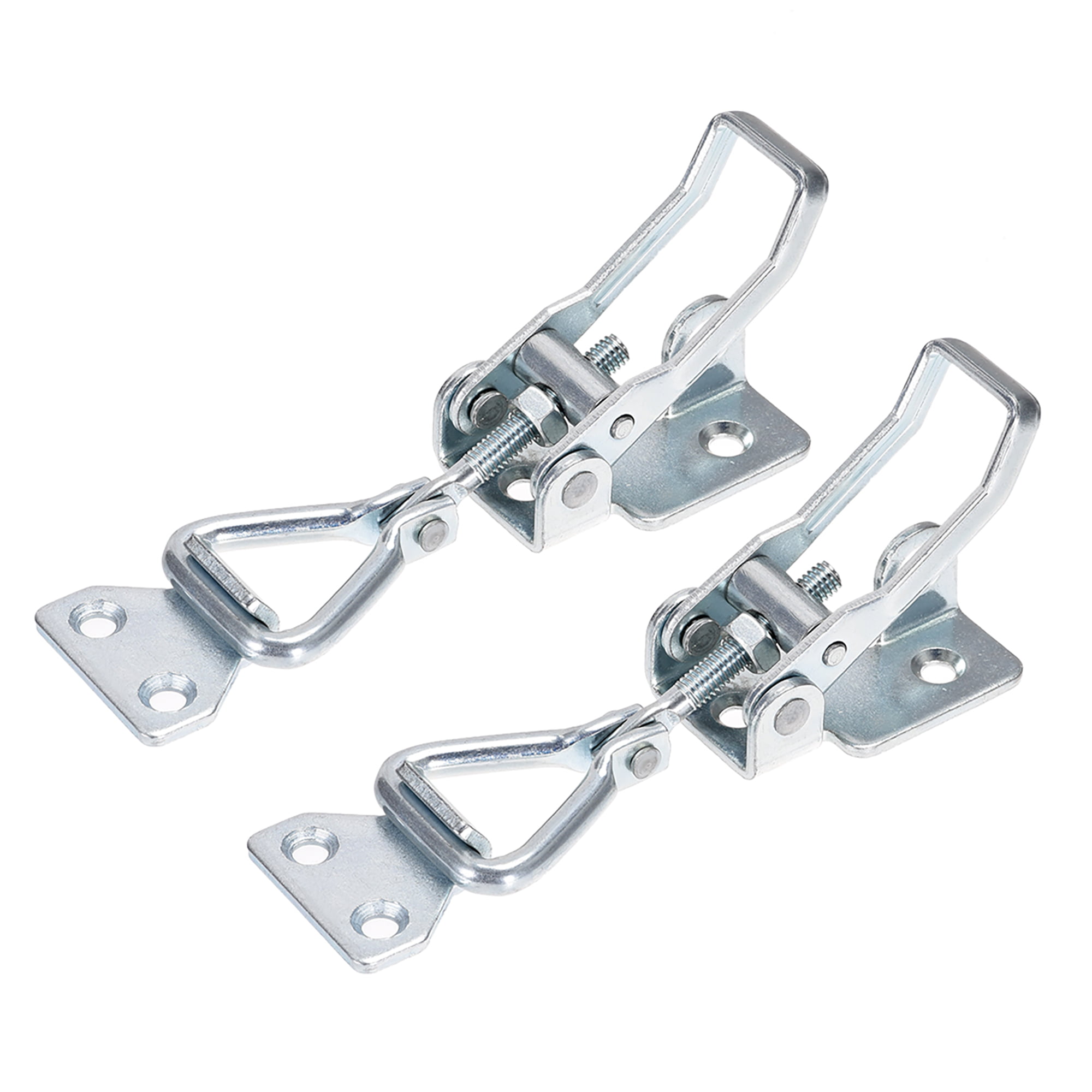 2KN Locking Load Iron Pull-Action Latch Adjustable Toggle Clamp with Keyhole