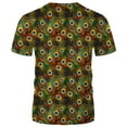 thumbnail image 2 of QTAGTESS Tuxedo T-Shirt Peacock Print Shirt Fake Suit with Bowtie Tee, 2 of 7