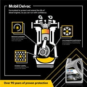 Mobil Delvac Extreme Heavy Duty Full Synthetic Diesel Engine Oil 15W-40, 1 Gallon
