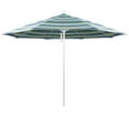 thumbnail image 2 of California Umbrella ALTO118002-5484-DWV Venture Silver Market Umbrella, Brass - 11 ft. x 8 Ribs, 2 of 4