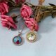 thumbnail image 4 of Collar con colgante de sublimación redondo giratorio en blanco con transferencia de calor personalizada, 4 of 5