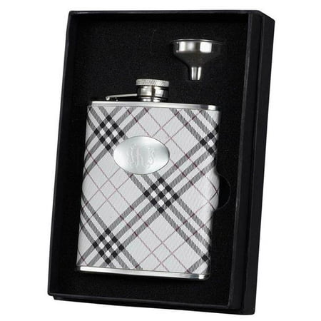 

Stellar II Plaid Essential Flask Gift Set Black & White