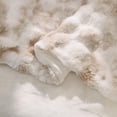 thumbnail image 4 of MJIAexp Faux Fur Throw Blanket for Couch, Cozy Soft Plush Thick Fuzzy Comfy Bubble Blanket and Fuzzy Plush Rabbit Fur Blanket for Sofa Bedroom Living Room, 90" x 90"-Tie-dye coffee, 4 of 11