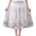 thumbnail image 2 of WOYY Toddler Girls Embroidery Ballet Dance Skirt Party Princess Tutu Skirt, Sizes 3-14, 2 of 6