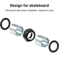 thumbnail image 4 of 112 Piezas Kit de Hardware de Camión de Monopatín Espaciadores de Monopatín Tuercas de Eje Longboard Accesorios de Monopatín, 4 of 6