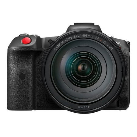 UPC: 0660685239753 | Canon EOS R5 C – Digital camera – mirrorless – 45 MP – Full Frame – 8K / 60 fps – 4.3x optical zoom RF 24-105mm F4 L IS USM lens – Wi-Fi  Bluetooth