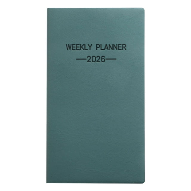 A6 Mini Notebook Planner Organizer Daily Schedule Travel Diary 173 mm x 96 mm 64 Sheets 128 Pages