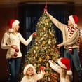 thumbnail image 3 of Adornos navideños vintage de plástico esférico para la punta del árbol, brillantes y metálicos, estilo Ariadne, ideales para la decoración navideña., 3 of 8
