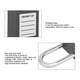 thumbnail image 4 of 10 Sets 1.5in Safety Padlocks Steel Beam Insulated Anti Corrosion Lock for Industry Machine Manufacturing(Noir ), 4 of 5