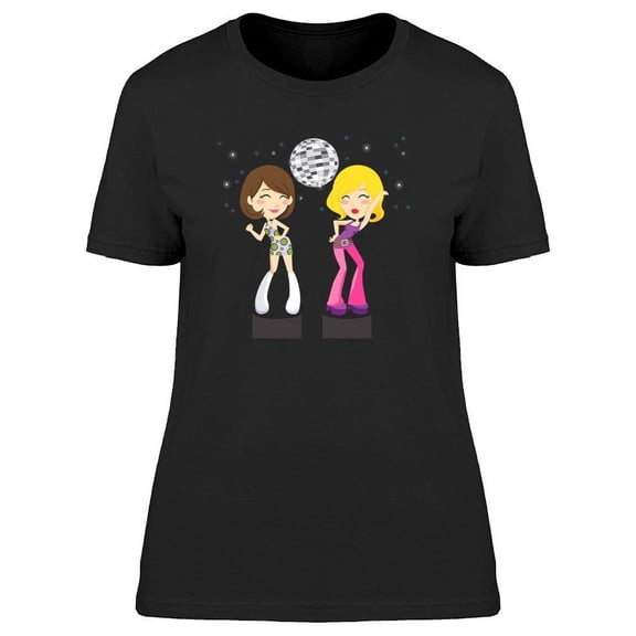 Two Dancing Women T-Shirt Women -Image by Shutterstock, Female Small