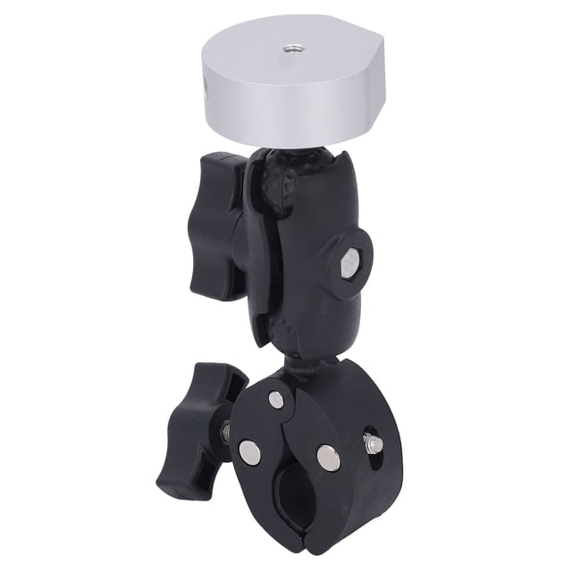 Mini Satellite Mounting Bracket, Camera Clamp Mount with Double Ball Head Magic Arm Adapter, for RVs,Motorcycles,Boats,Poles,Tables,for ,for