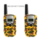 thumbnail image 1 of Walkie talkie para niños, radio bidireccional de largo alcance con pantalla LCD retroiluminada, intercomunicador para niños, juguete, camuflaje amarillo 1 Pieza Monstrate EL001088-03, 1 of 2