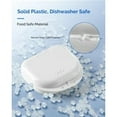 thumbnail image 3 of Retainer Case with Vent Holes, 1 Pcs Denture Case, Tight Snap Lock Orthodontic Mouth Guard Case, 3 of 5