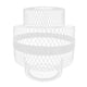 thumbnail image 2 of Accesorios de iluminación de techo Salvador Pantalla de lámpara Alambre de metal Sombra de luz colgante Blanco, 2 of 10