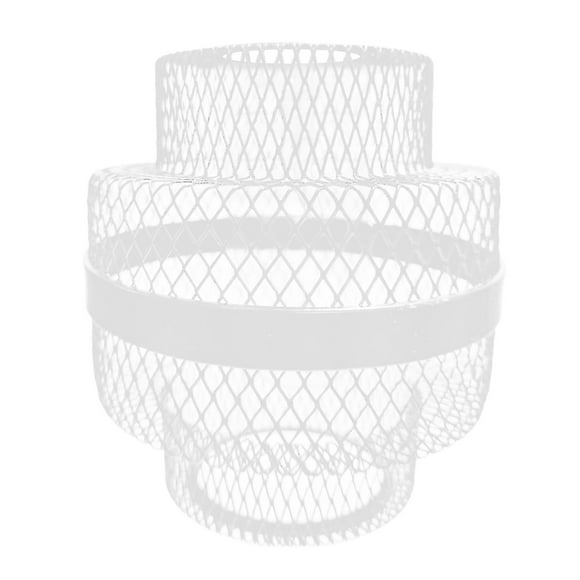 Lámparas de techo, pantallas de lámpara, alambre para pantallas de lámpara, protectores de lámpara Blanco