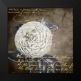 thumbnail image 2 of Kimberly, Allen 15x15 Black Modern Framed Museum Art Print Titled - White Bloom Navy 1, 2 of 5