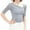 Gray, variant on Women's Mesh Tops Half Sleeve Asymmetrical Neck Patchwork Slim T-Shirts Tight Casual Tee Shirts Going out Blouses(Gray,X-Large)