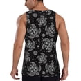 thumbnail image 3 of Fotbe Turtle Pattern Men's Quick Dry Workout Tank Top Gym Muscle Tee Fitness Bodybuilding Sleeveless T Shirt Breathable Workout Shirt-X-Large, 3 of 9