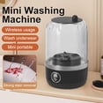thumbnail image 2 of HuiXinOu Portable Mini Washing Machine, 1L Compact USB Charging Washer for Socks Underwear, Travel Camping Apartment Use, 2 of 5