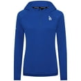 thumbnail image 2 of Women's Levelwear Royal Los Angeles Dodgers Raven Insignia 2.0 Quarter-Zip Jacket, 2 of 3