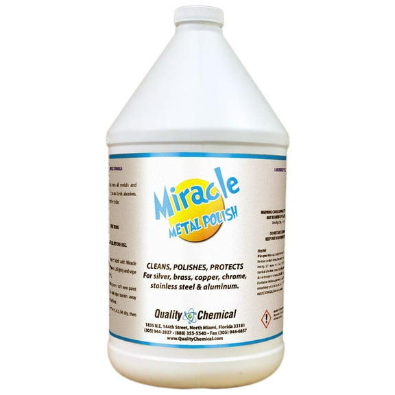 Miracle Metal Cleaner & Polish - 1 gallon (128 oz.)