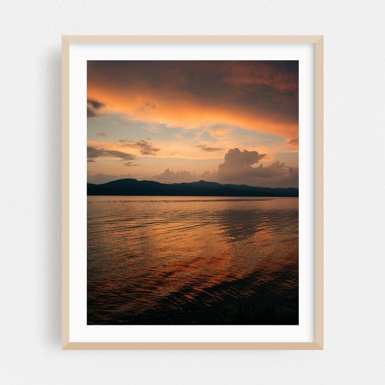 Champlain Sunset 02 - Addison Vermont Photography Sunset Landscape