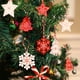 thumbnail image 5 of 60 uds. Adornos colgantes de madera de Navidad, rebanadas de madera, decoración de árbol de Navidad para fiesta, decoración de árbol de Navidad Adepaton LKX-1834, 5 of 7