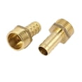 thumbnail image 1 of Conector de acoplamiento de latón con rosca macho de 1/2 BSP y diámetro interior de 12 mm, 2 piezas, 1 of 1