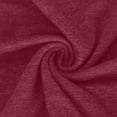 thumbnail image 2 of WHEANG Women's Crew Neck Ruched Short Sleeve Tops, Fashion Blouses Comfort Versatile Daily Outfit Summer Tops for Women, Solid Color Casual T Shirts for Women(Color Red Size 2XL), 2 of 7