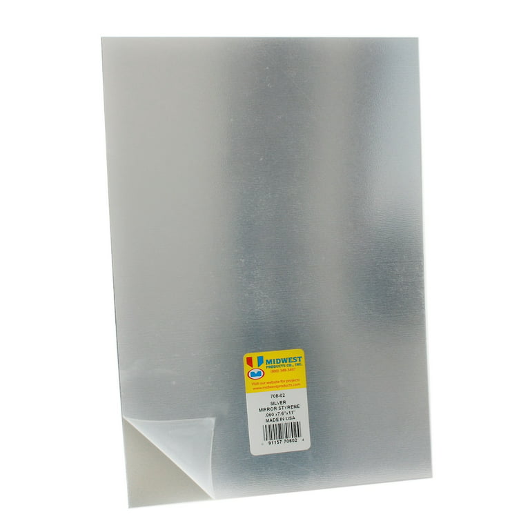 Styrene Mirror Sheet - 1st Surface - High Quality