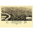thumbnail image 3 of Stoner 24x17 Black Modern Framed Museum Art Print Titled - Miles City Montana - Stoner 1883, 3 of 5