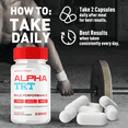 thumbnail image 6 of Alpha TRT Advanced Formula Pills All Natural Vitamin Supplement AlphaTRT 60 Capsules, 6 of 8