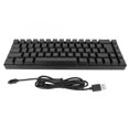 thumbnail image 1 of V200 Mechanical Gaming Keyboard, Wired Portable 68 Keys RGB Backlit Keyboard with Hot Swap for IBM PC Win98SE, Mac,  Laptop, 1 of 7