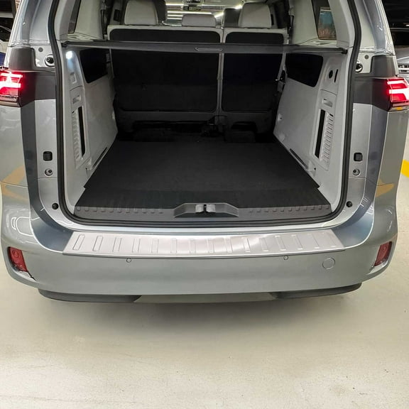 2025-2026 VW ID.Buzz Rear Bumper Sill Cover Stainless Steel Brushed 1 Pcs