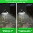 thumbnail image 4 of Ceiling Light Solar Power LED Outdoor Wall Lamp LED Wall Lamp IP65 Waterproof Remote Control Light, Dual Heads, White Light, 4 of 8