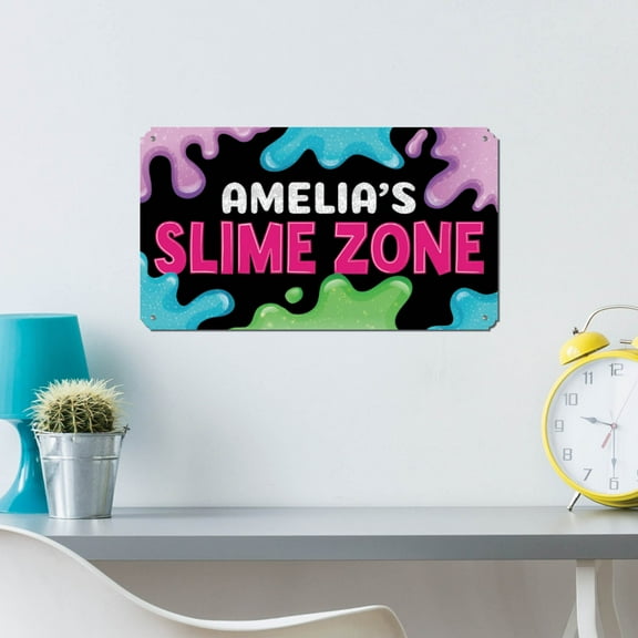 Slime Zone Personalized Metal Sign