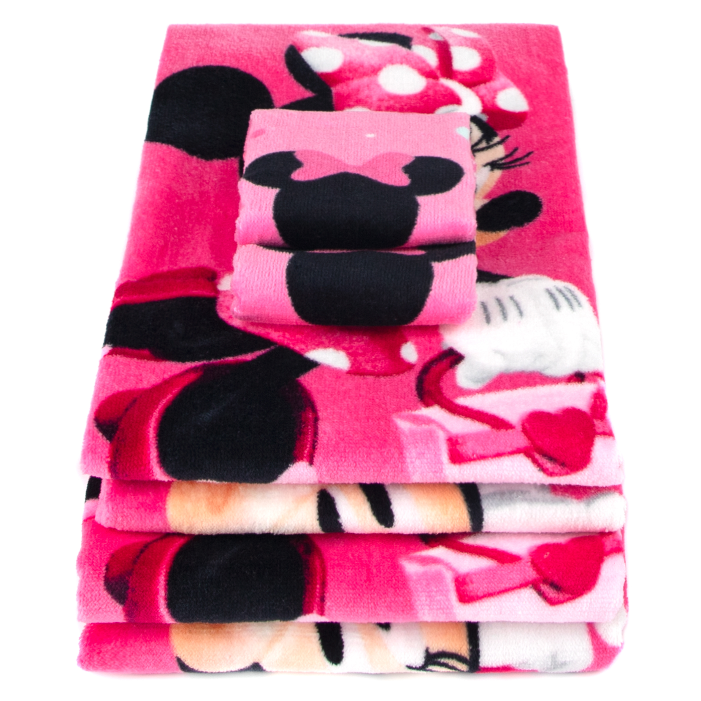 Minnie Mouse Kids Cotton 2 Piece Towel and Washcloth Set - image 6 of 8