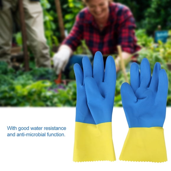 Guantes De Látex Antiquímicos Para Trabajo, Protectores De Manos Antideslizantes, Resistentes A ácidos Y álcalis, Antihongos, Para Laboratorio, Acuicultura, Talla 8