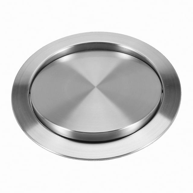 Built-in Stainless Steel Swing Flap Trash Bin Cover for Kitchen Waste Management Solution