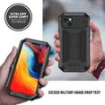 thumbnail image 7 of TECH CIRCLE iPhone 14 Case,Heavy Duty Military Grade Drop Proof Protection Phone Cover with Screen Protector Kickstand Rugged Shockproof Bumper Slide Camera Protector Cover, Black, 7 of 7